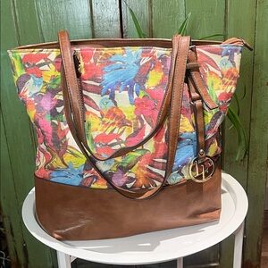 Luca Ferri Floral Tote Bag Vegan Large